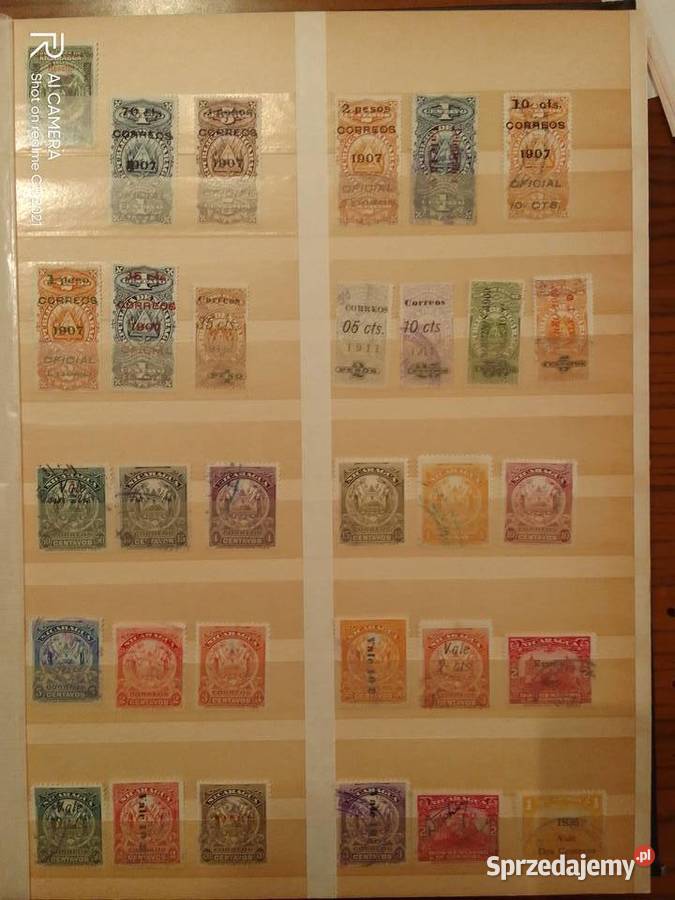 Klaser ze starymi znaczkami Zabierzów sprzedam