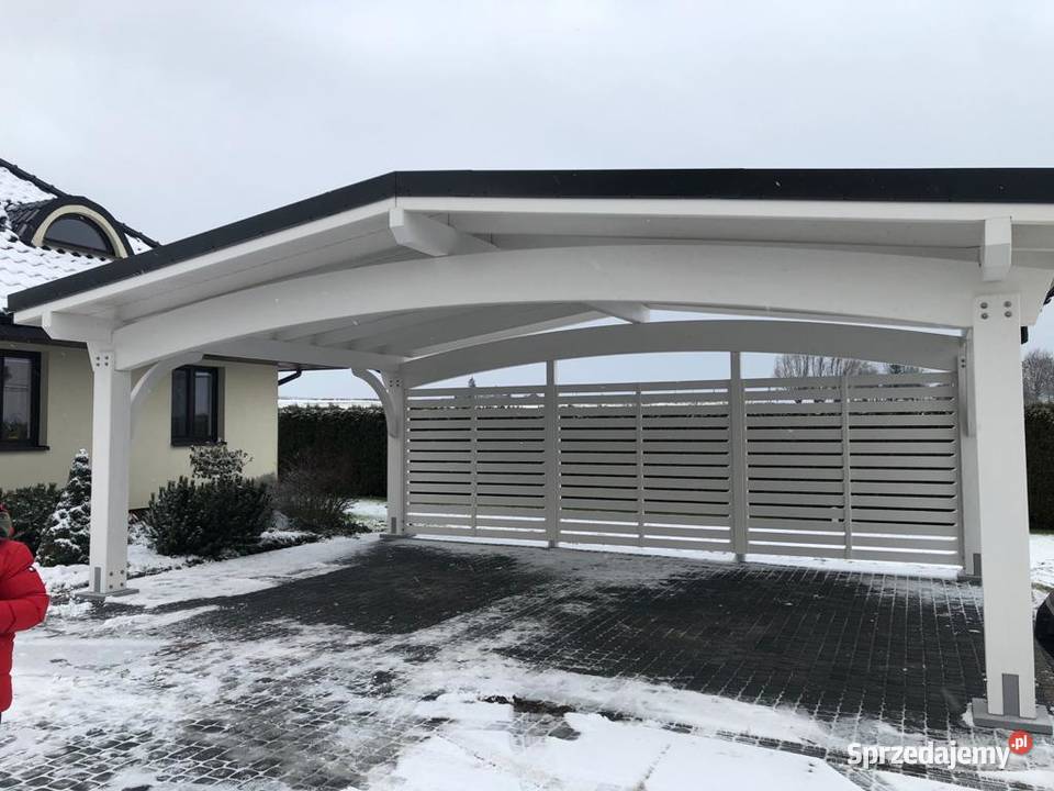 Wiata garażowa ITALIA 9M BSH Architektura ogrodowa małopolskie