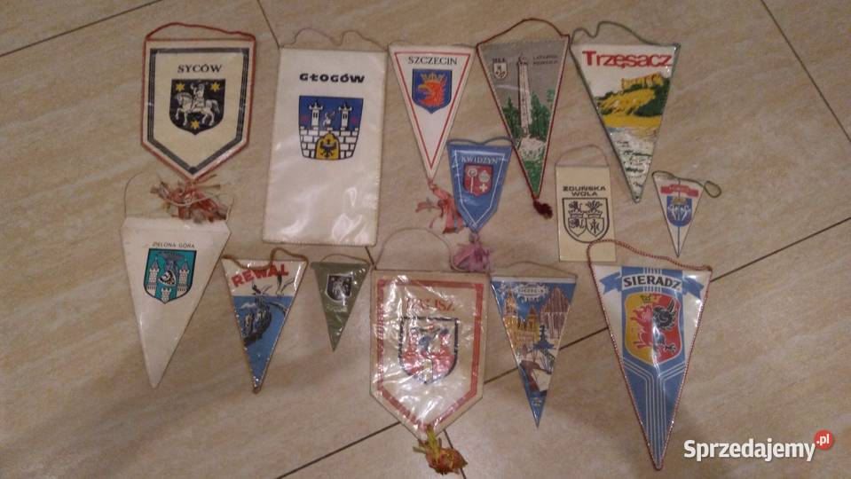 PRL antyk proporczyk proporczyki łódzkie Sieradz