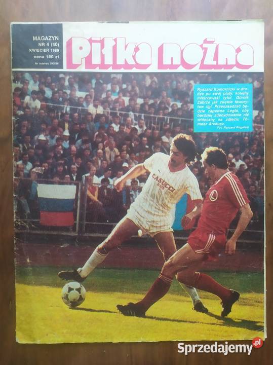 Piłka Nożna Magazyn rocznik 1989 kompletny Łódź