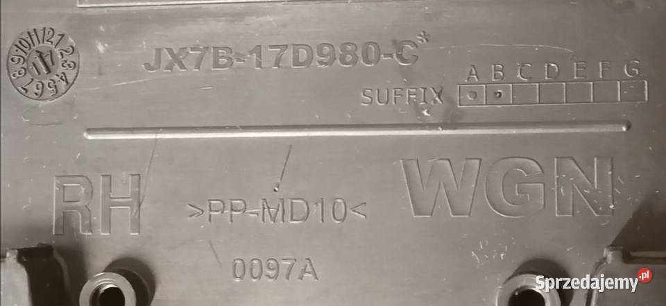 FORD FOCUS MK4 ŚLIZG ZDERZAK PRAWY TYŁ Pleszew sprzedam