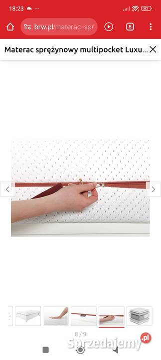 Sprzedam materac nowy 180x200 Gowarczów