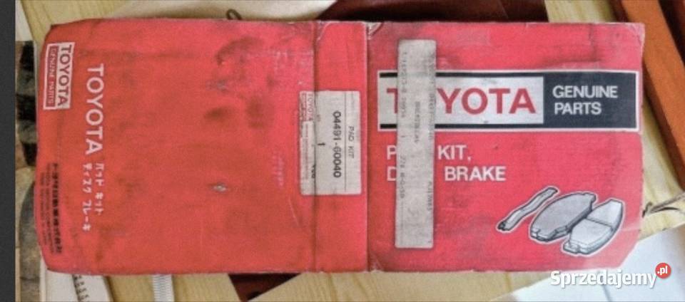 Toyota 0449160040 OEM klocki hamulcowe przód Klocki hamulcowe zachodniopomorskie Koszalin