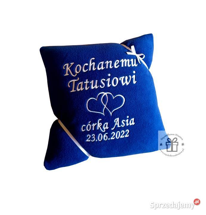 Prezent na DZIEŃ MATKI OJCA poduszka z dedykacją kujawsko-pomorskie Toruń