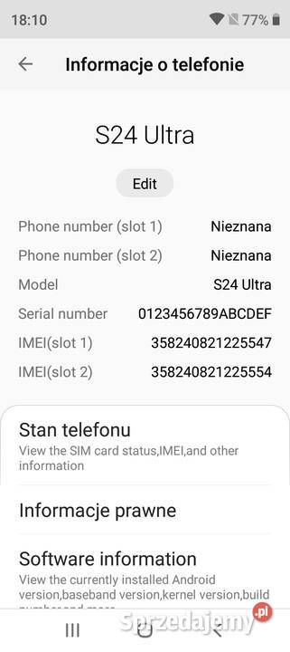 MyPhone S24 Ultra 71calowy smartfon FHD z myPhone Krosno