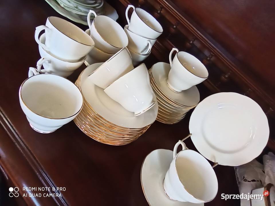 filiżanka z talerzykiem deserowym Duchess