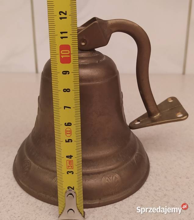 Dzwonek z mosiądzu Antyki Gdańsk