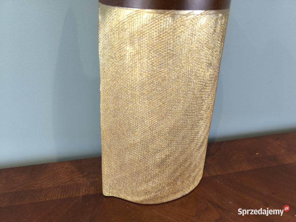 Piękny unikalny wazon ceramiczny zdobiony Łódź