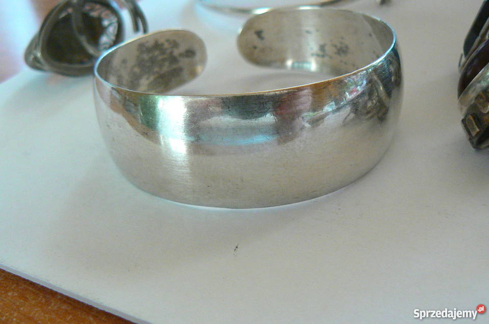 Srebrne kolekcjonerskie bransoletki4 sztuki Szczecin