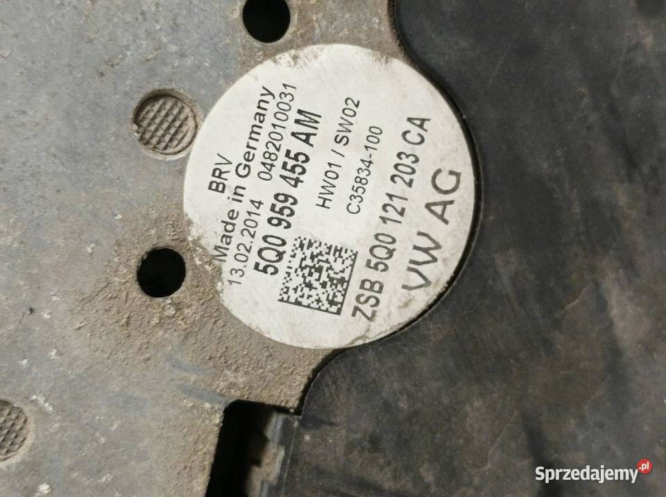 WENTYLATOR CHŁODNICY 20 TSI GTI 5Q0121203CA Wentylatory chłodnicy