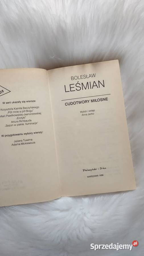 Poezja Bolesław Leśmian Cudotwórcy Miłosne Olkusz