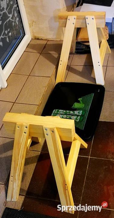 Ławka drewniana kwietnik półka podest drewniany Pozostałe świętokrzyskie Radków