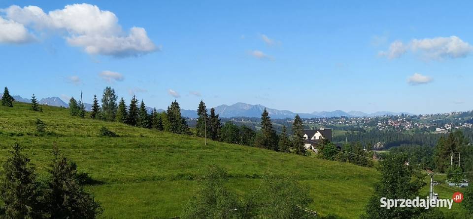 Piękna działka budowlana widok na góry i dolinę Rzepiska