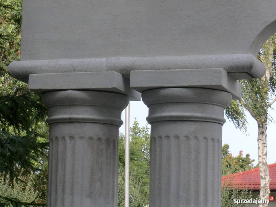 nakładka styropianowa na kolumnę słup o średnicy