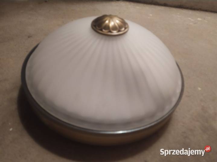 Plafon duży lampa sufitowa oświetlenie szkło Lublin