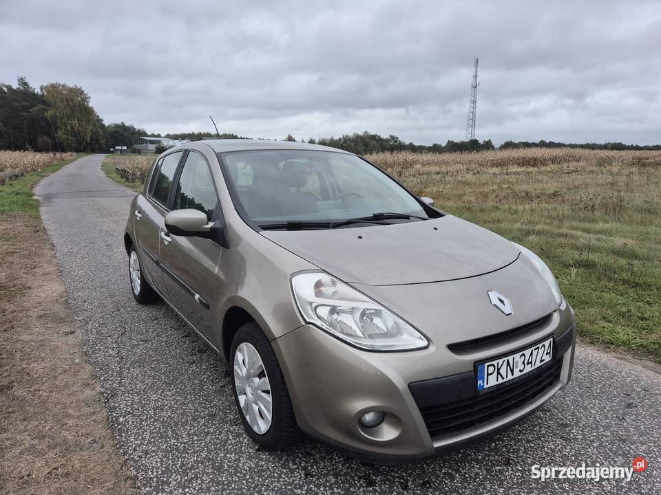 Renault Clio III salon bezwypadkowy 87 beżowy wielkopolskie Rychwał sprzedam