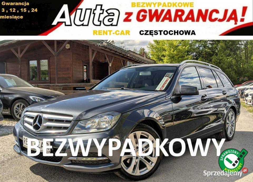 Mercedes C 200 22D136OPŁACONY Bezwypadkowy czujnik parkowania Częstochowa
