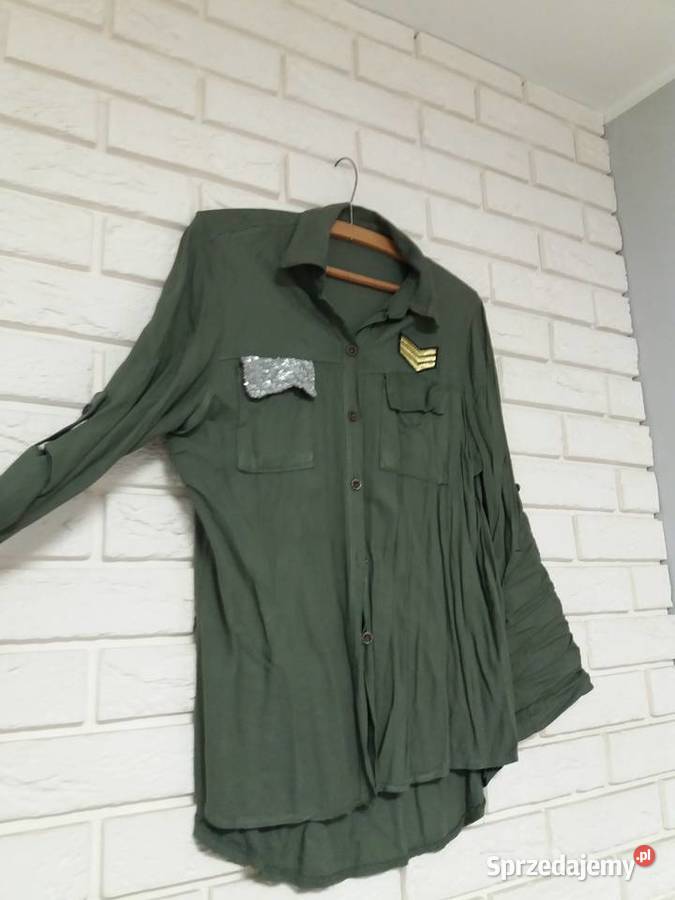 Bluzka z naszywkami kieszenie śląskie Chorzów