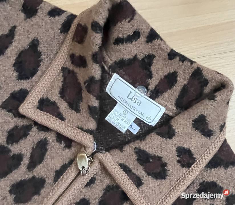 Długi płaszcz 100 wełny tzw boild wool S z pomorskie Gdańsk