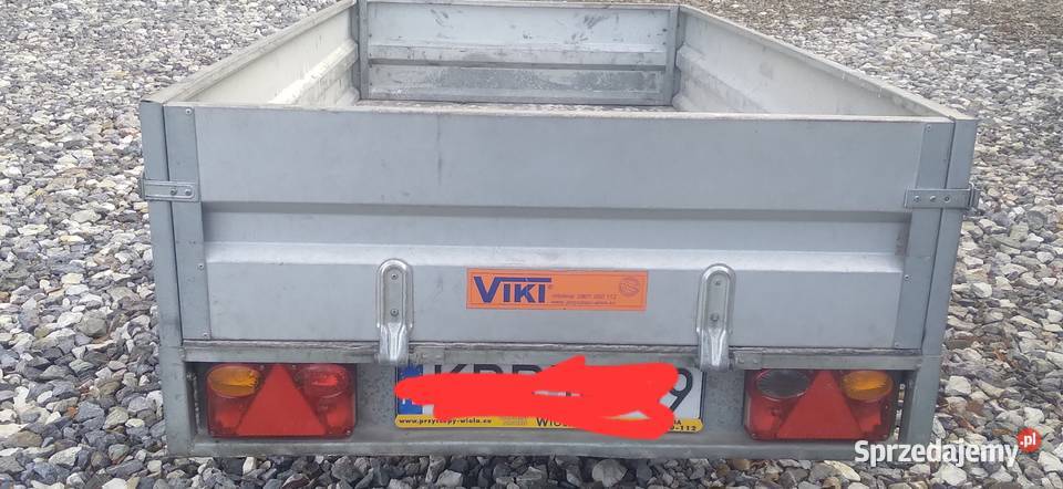 Przyczepka samochodowa z kiprem Brzesko