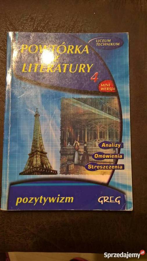 Pozytywizm powtórka z literatury język polski Książki i Podręczniki