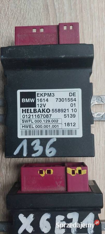 Moduł sterownik pompy paliwa BMW X6 E71 7276046 zachodniopomorskie Szczecin