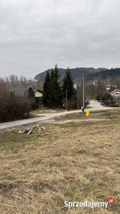 Działka Twardorzeczka z widokiem śląskie