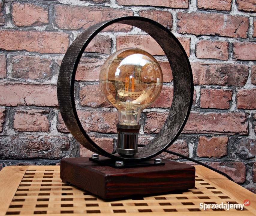 Lampa Industrial Loft Scrap Metal Art Patyna Dębica