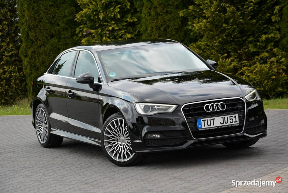 Audi A3 Limousine Europa SLine BiXenon LED VAT marża Ostrów Mazowiecka