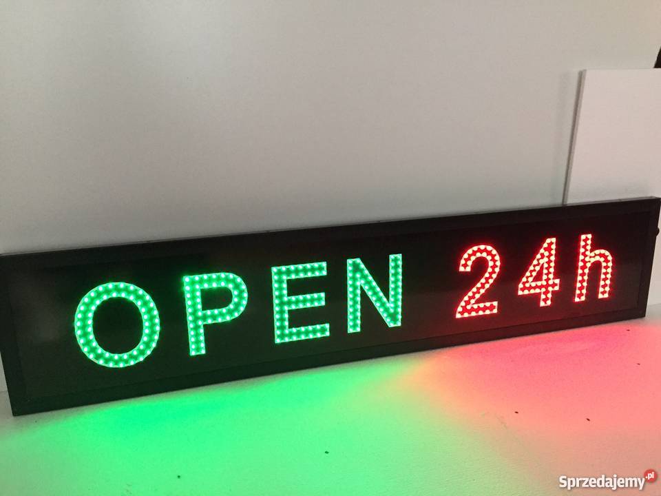 Kaseton szyld reklama LED 100x40 zewnętrzna Pomiechówek