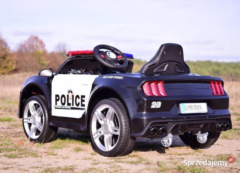 Autko na akumulator AUTO POLICJA MUSTANG dzieci Pojazdy elektryczne i spalinowe śląskie Myszków