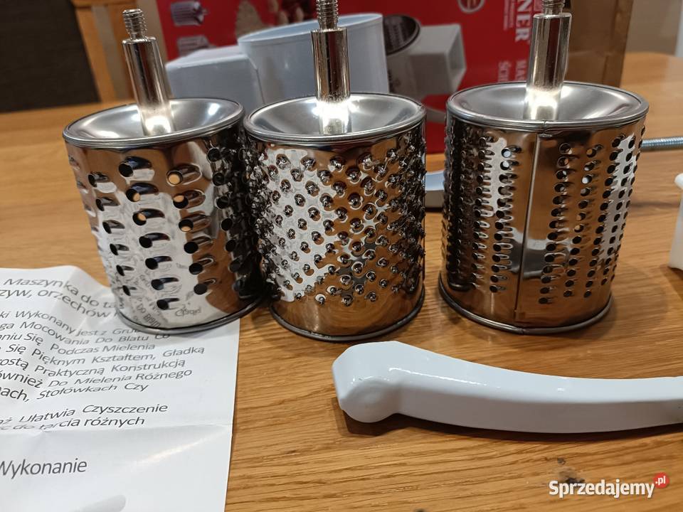 Tarka ręczna maszynka do ścierania Zilner ZL3910 Przybory kuchenne Białystok sprzedam