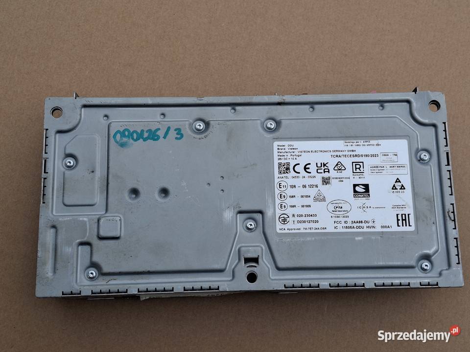 SCANIA STEROWNIK DDU ADV DDU1 MODUŁ KOMPUTER Bieleń