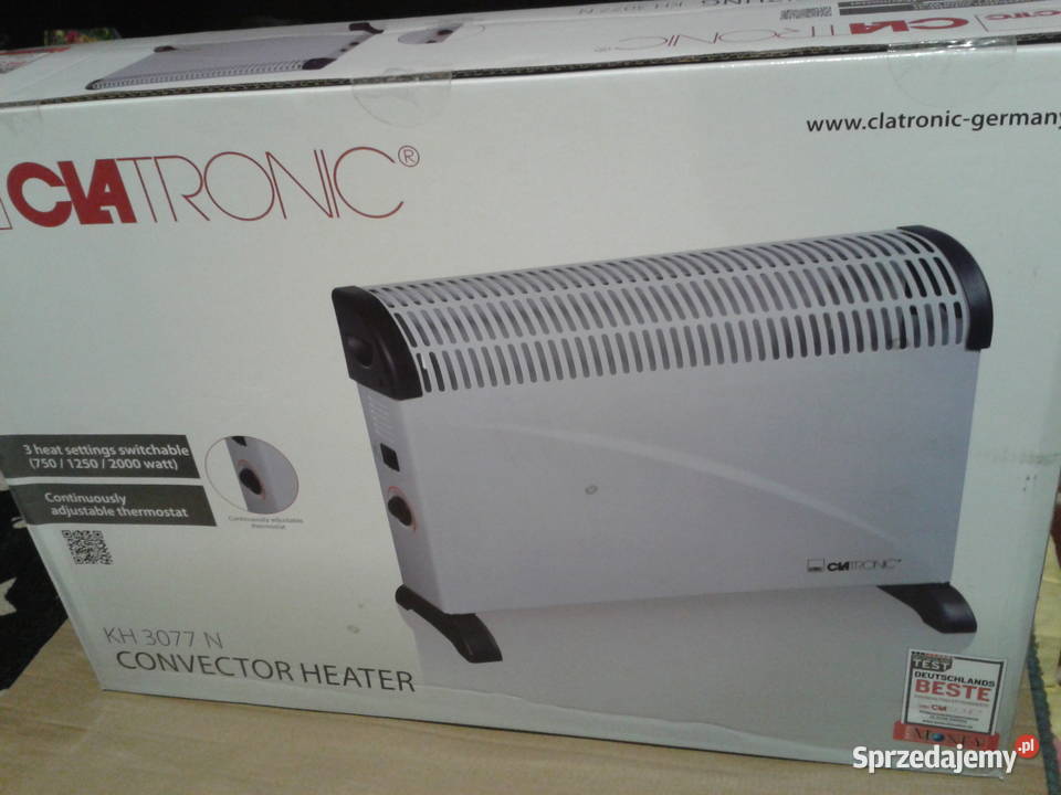 Clatronic GRZEJNIK elektryczny konwektorowy Wołczyn