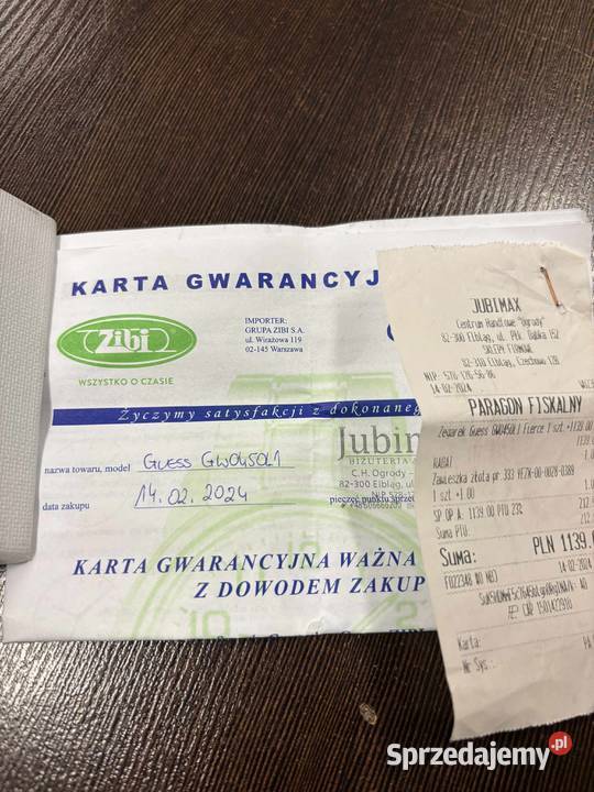 Zegarek damski GUESS GW0450L1 Gwarancja Elbląg sprzedam