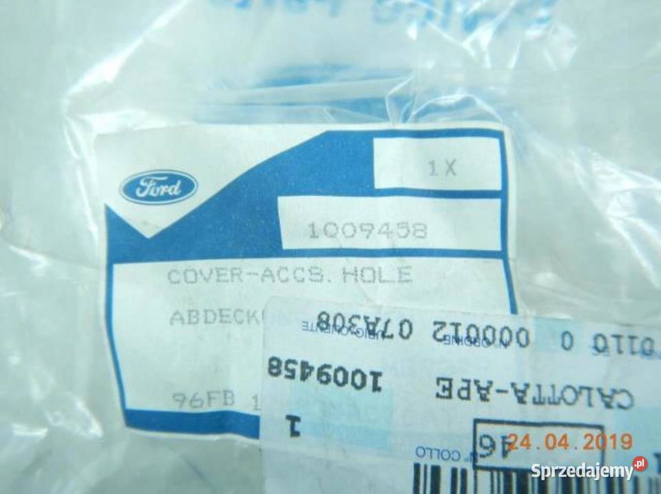 ZAŚLEPKA ZDERZAKA TYŁ FORD FIESTA 19952002 NOWA sprzedam