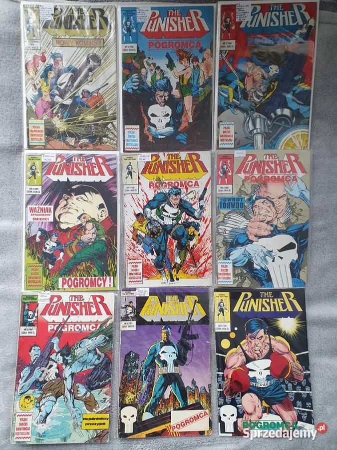 Punisher zestaw 35 komiksów TMSemic lata 90te Gdynia