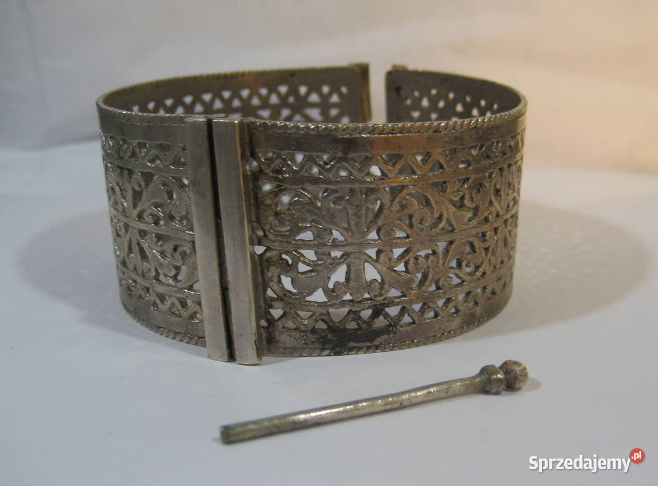 Srebrna Bransoleta Orientalna