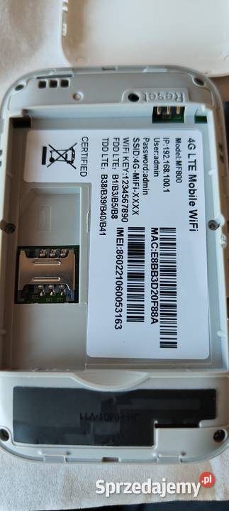 ROUTER MOBILNY WIFI 45G NA KARTĘ SIM