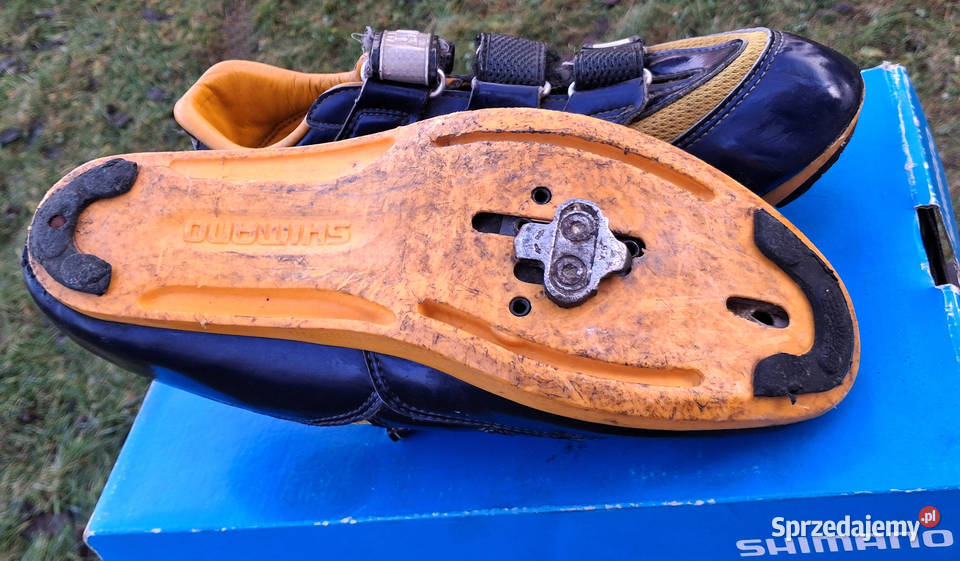 Buty rowerowe SPD szosowe Shimano 44 z blokami