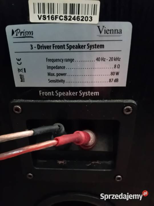 Kolumny Prism Vienna Zielona Góra sprzedam