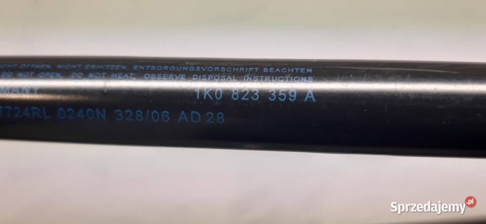 SIŁOWNIKI TELESKOP MASKI VW GOLF V 1K0823359A osobowe Mielęcin