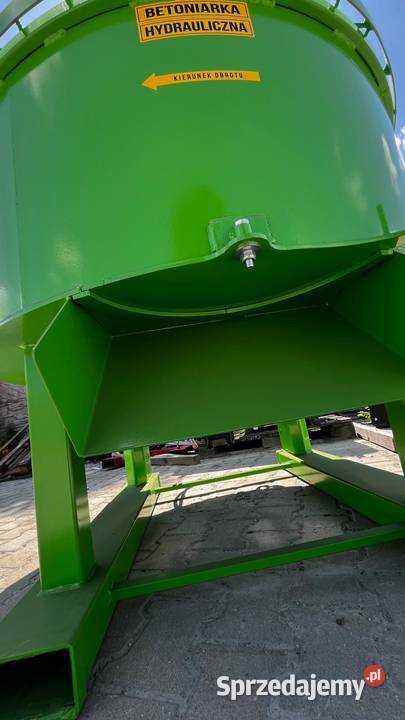 Okrągła Betoniarka Hydrauliczna 800L Do Betonu Ełk
