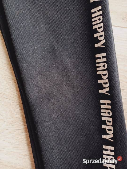 Legginsy dziewczęce czarne 116 mazowieckie Płock