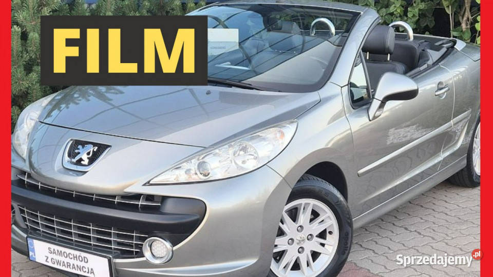 Peugeot 207 CC LPG GWARANCJA skorzana tapicerka czujnik zmierzchu
