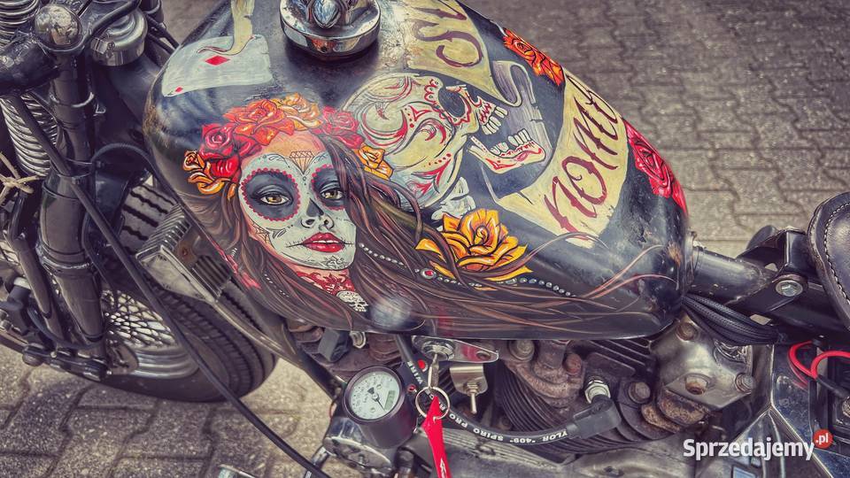 HarleyDavidson Ironhead Shovelhead CUSTOM bobber Poznań