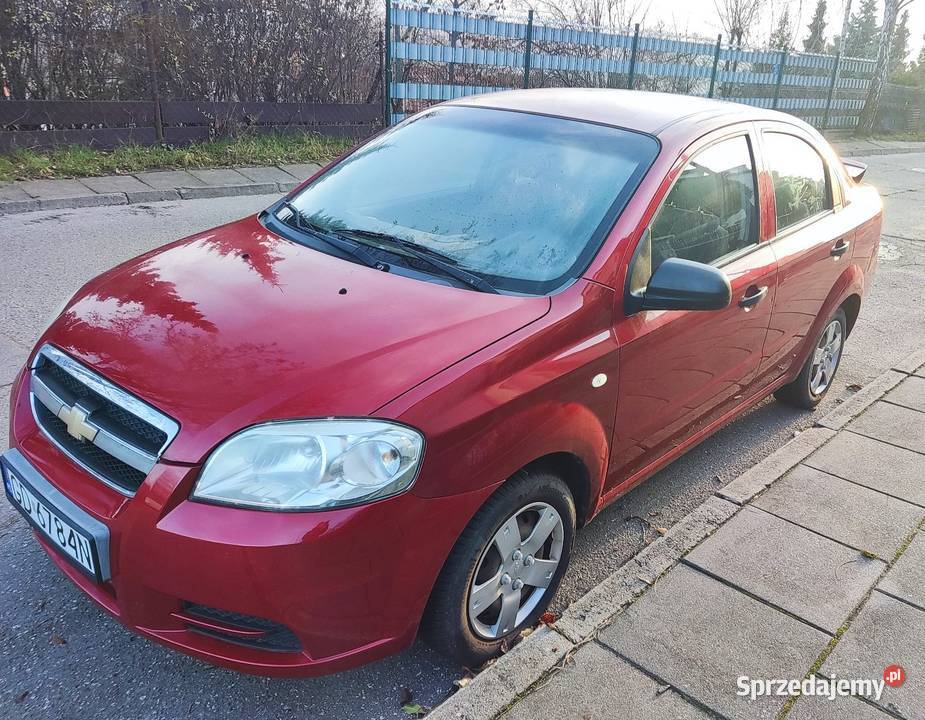 Chevrolet Aveo sedan 12 T250 manualna Gdańsk sprzedam