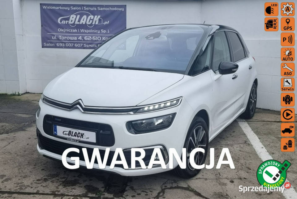 Citroen C4 Picasso Pisemna Gwarancja 12 miesięcy nawigacja Konin