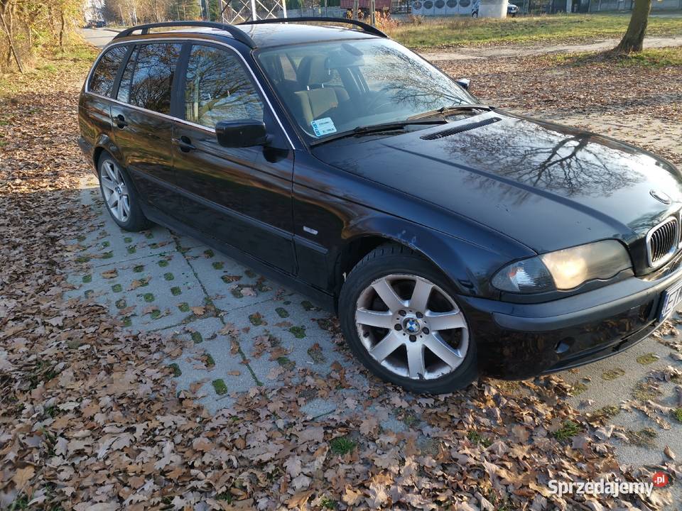 Bmw seria 3 e46 330d diesel czarna kombi touring Seria 3 Tomaszów Mazowiecki