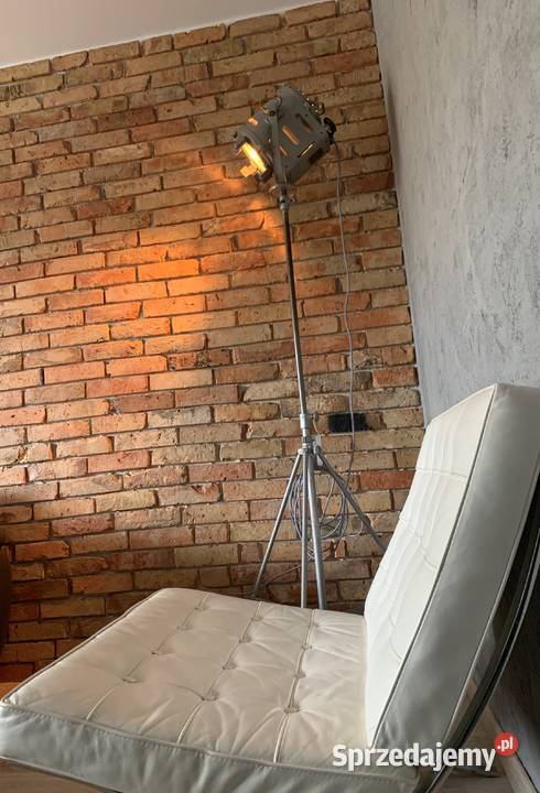 Stara lampa teatralna 1963r PRL Vintage Poznań